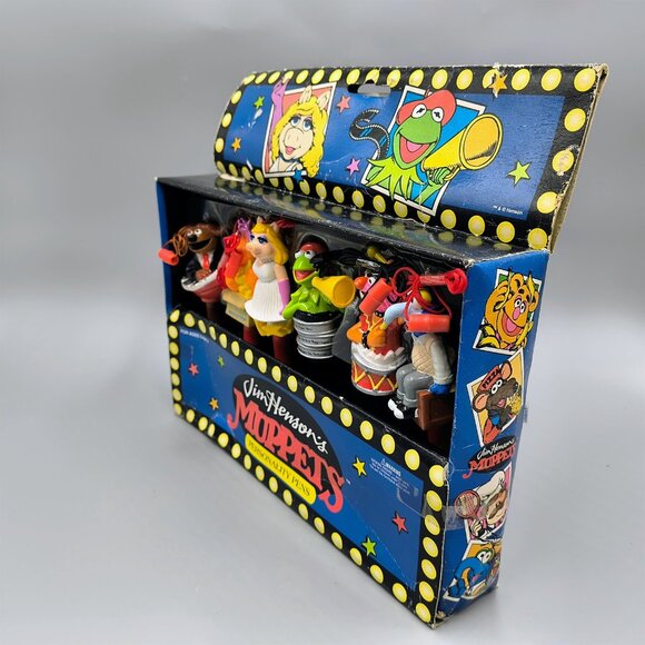 Rare Muppets Personality Pens with Figure Toppers Vintage Set of 6 in box - Picture 6 of 11